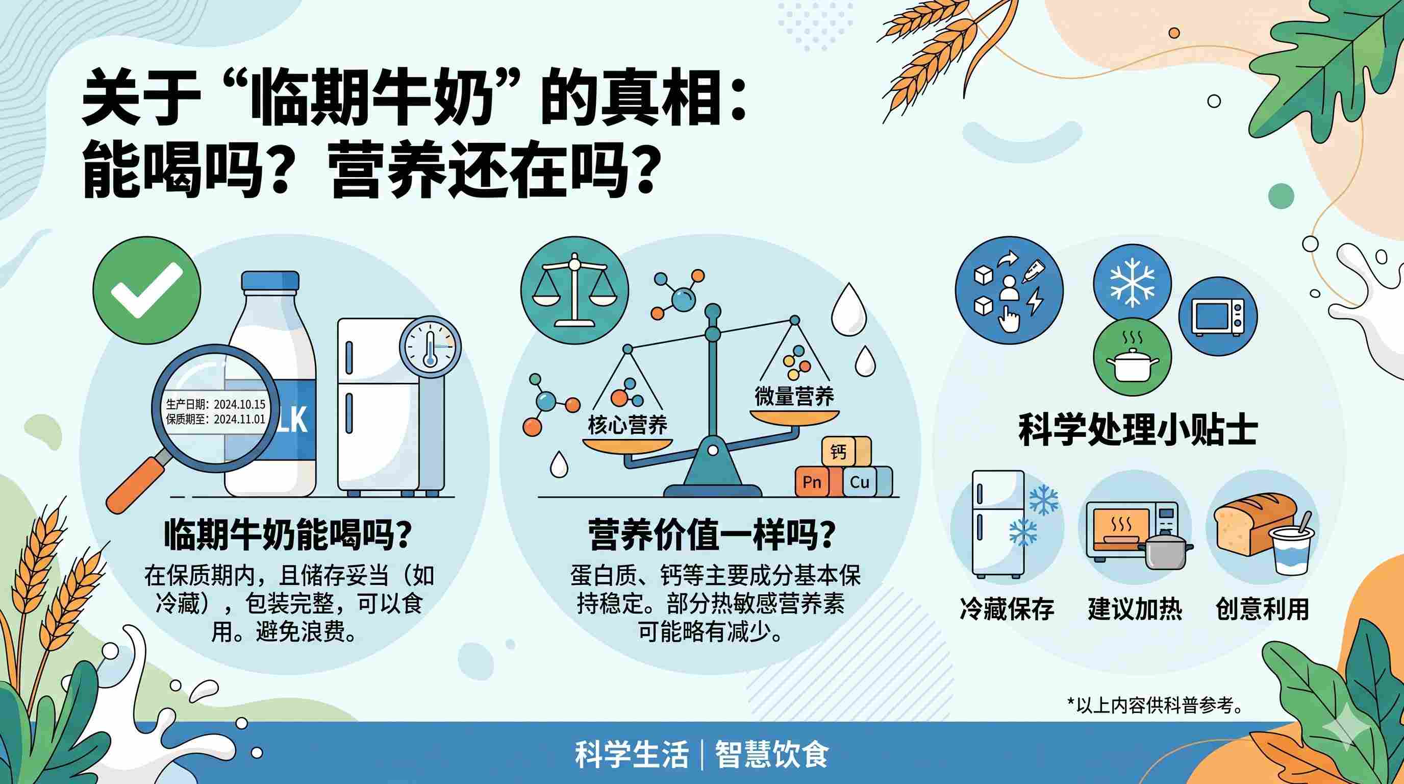 临期牛奶能喝吗？营养还一样吗？专家实测