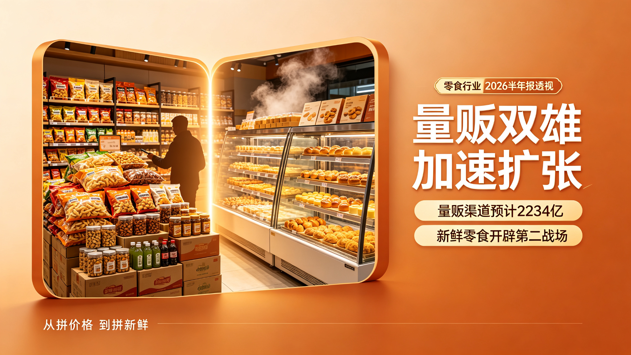 零食行业2026半年报透视：量贩双雄加速扩张，新鲜零食开辟第二战场