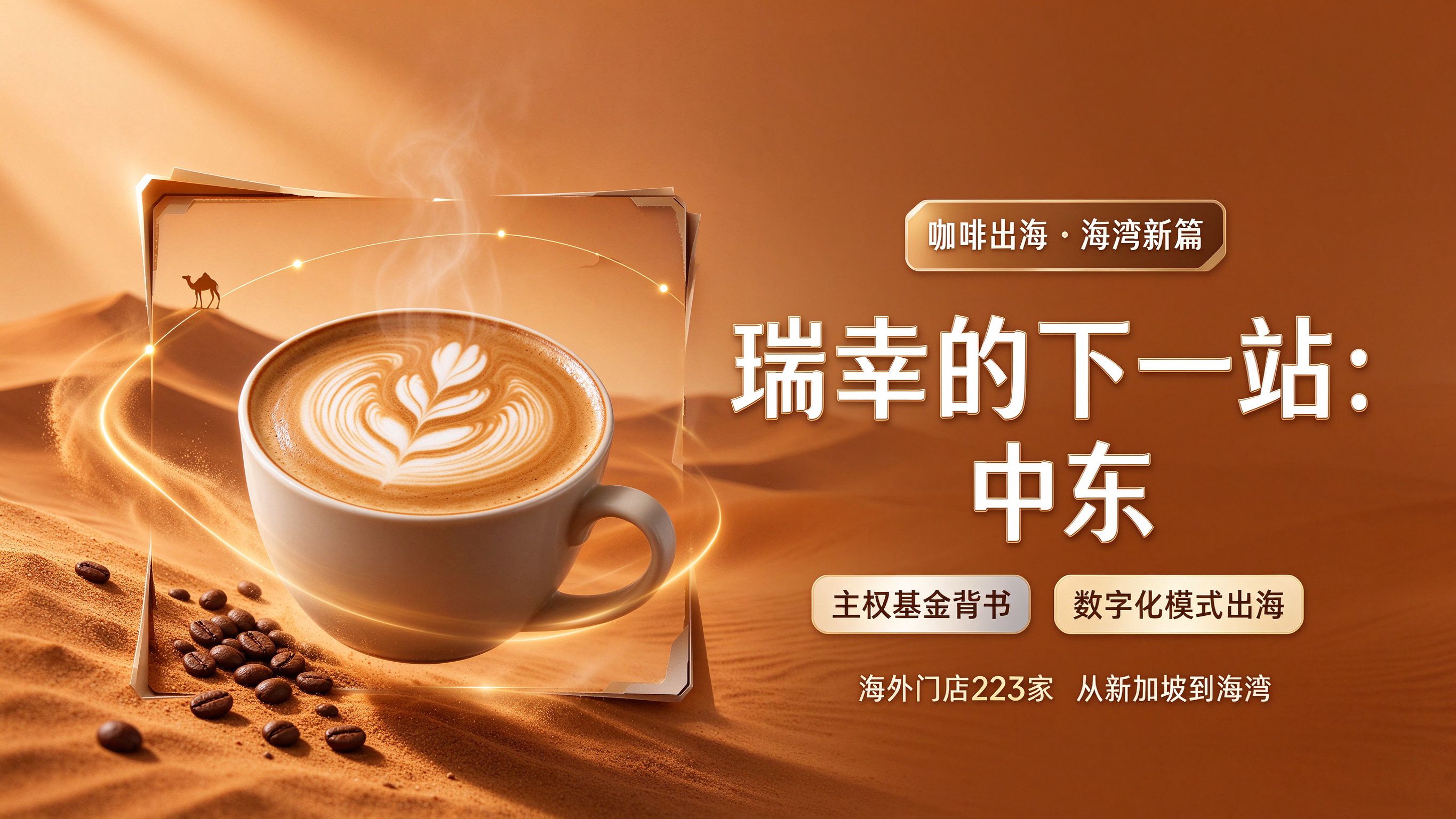 瑞幸的下一站：中东，但这次手里多了一张“海湾通行证”